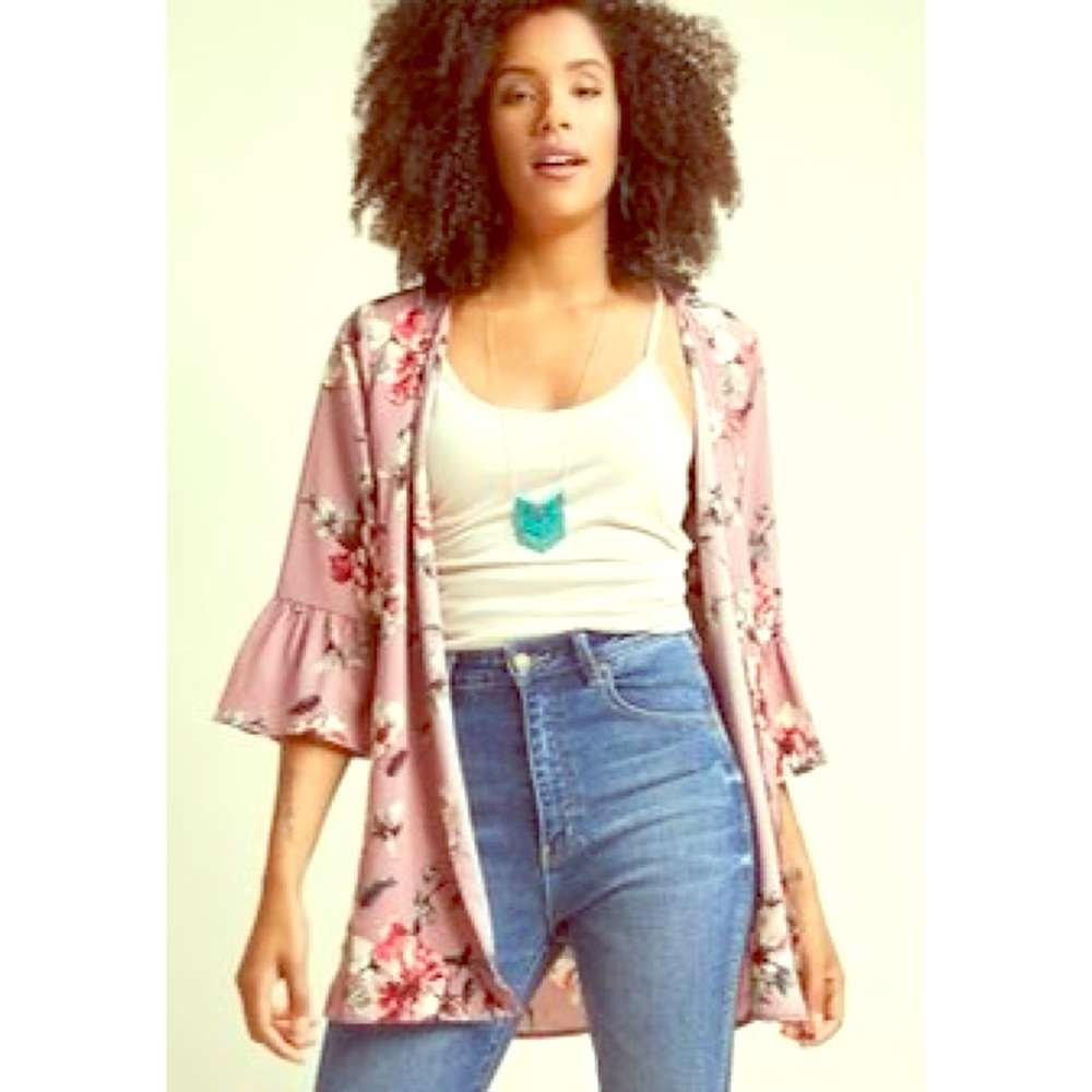 ModCloth- Maximizing Mindfulness Kimono-Mauve